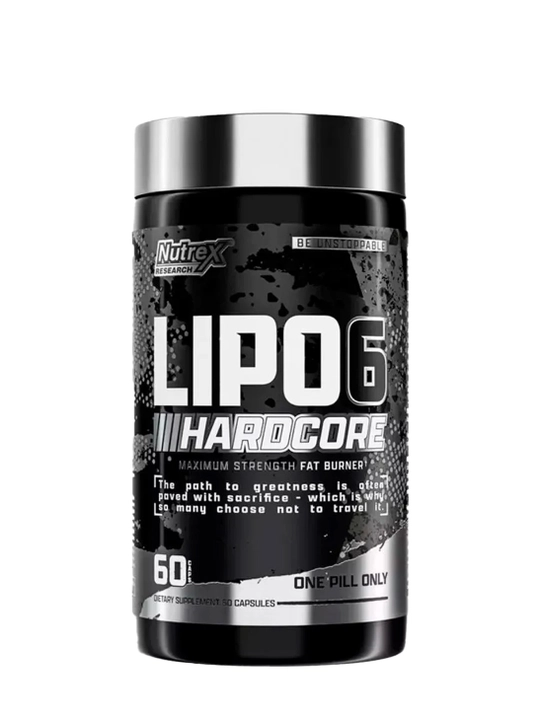 Жиросжигатель LIPO-6 HARDCORE 60 капсул для похудения снижения аппетита, повышение энергии - 