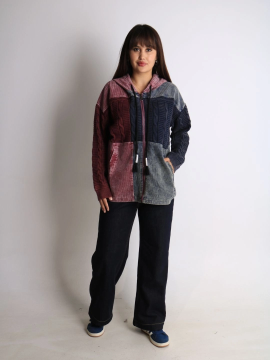Ayollar oversize jinsiy sham kurtkasi paxtali bahor kuzgi XL XXL XXXL o‘lcham
