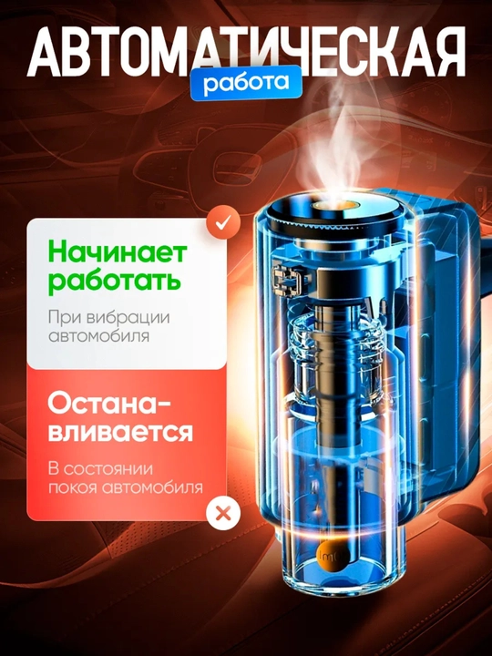 Освежитель воздуха в машину. Ароматизатор с проекцией