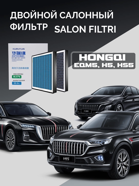 Salon filtri, havo filtri  Hongqi EQM5, H5, HS5 - 