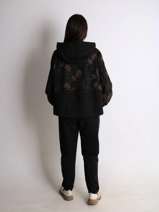 Ayollar oversize dvoyka, 100% paxta, bahor-kuz, XL–XXXL o‘lcham