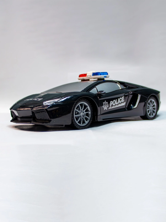 Pult va akkumulyatorli Bugatti/Lamborghini o‘yinchoq politsiya mashinasi