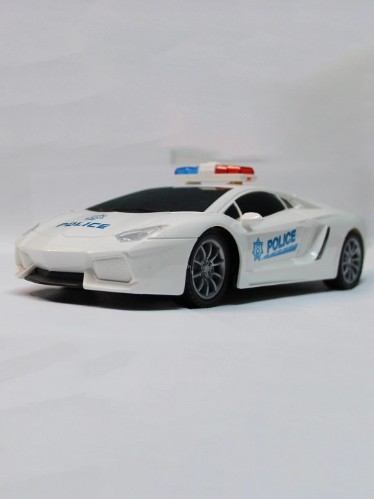 Pult va akkumulyatorli Bugatti/Lamborghini o‘yinchoq politsiya mashinasi