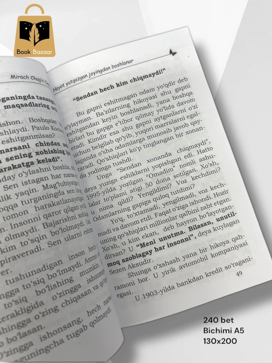 Hayot yutqazgan joyidan boshlanadi —  Mirach Chagri Otash