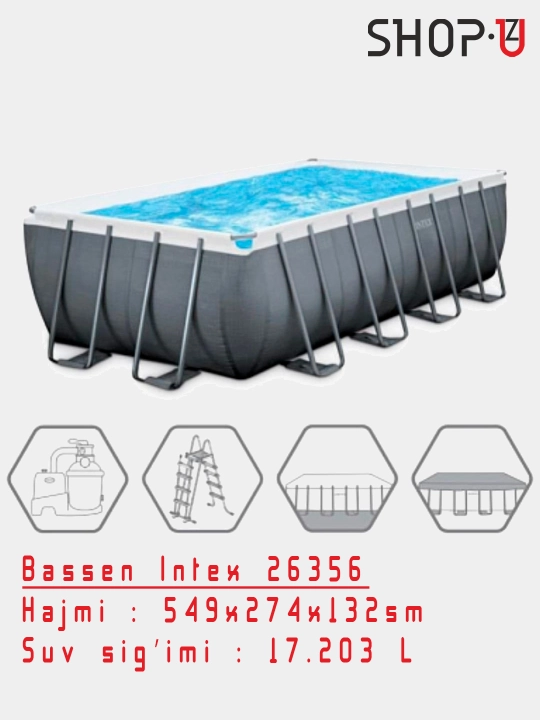 Karkasli basseyn Intex Prism/Metal Frame /Ultra XTR Frame Intex / Intex Easy Set - 