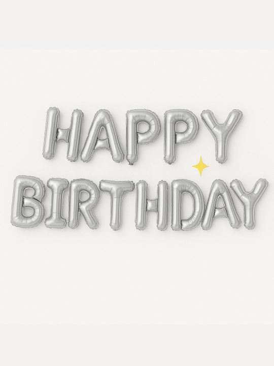 "HAPPY BIRTHDAY" shar harflar –tug‘ilgan kun dekoratsiyasi uchun - 