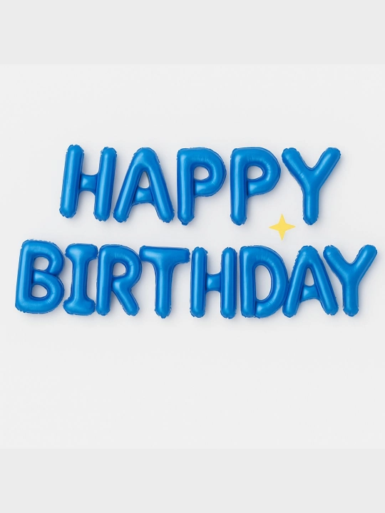 "HAPPY BIRTHDAY" shar harflar –tug‘ilgan kun dekoratsiyasi uchun - 