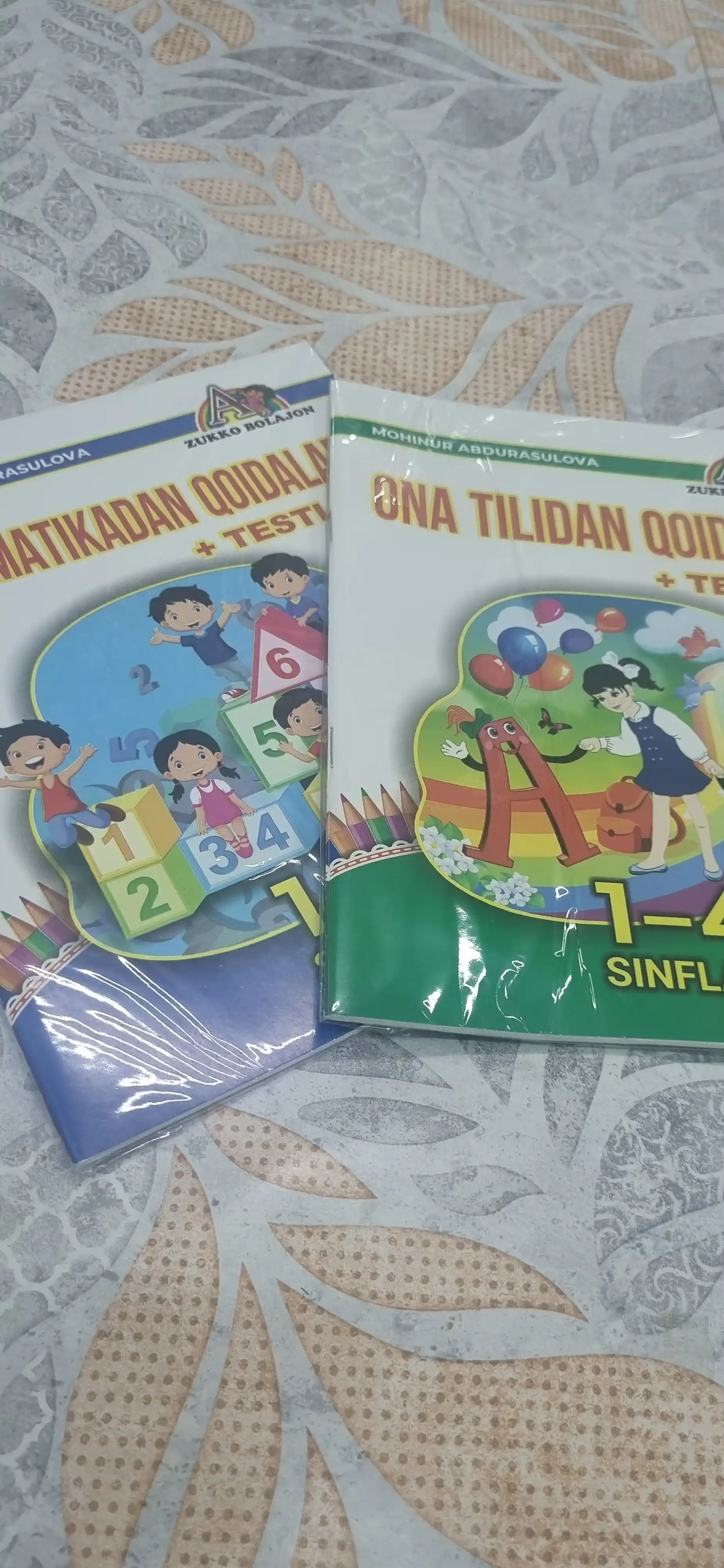 "Matematikadan qoidalar" — Farzandingizning birinchi raqamli dovoni shu sahifalarda!+test