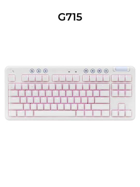 RGB yoritgichli Logitech G715 o‘yin mexanik klaviaturasi, taktil javob bilan