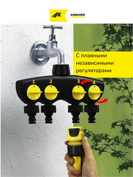 Четырехканальный разветвитель - 