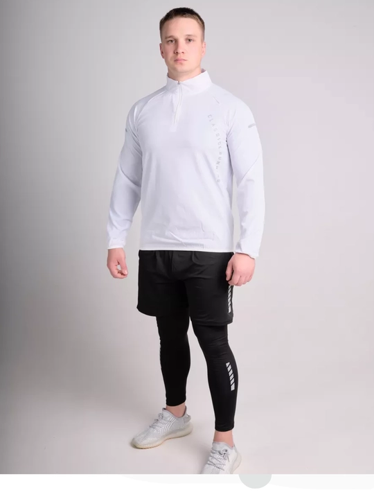 Rashgard erkaklar sport kiyimi 5x1, fitnes kiyimi, zal uchun termik ich kiyim, to‘plam