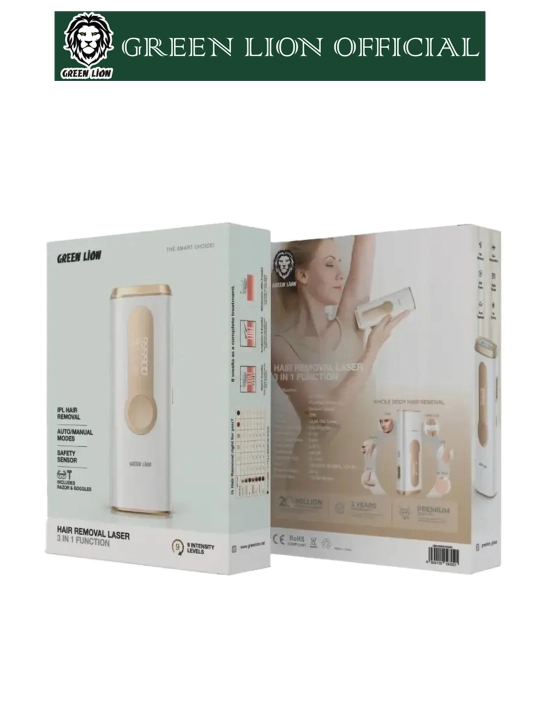 Lazer epilyator Green Lion professional, soch va tukni o'chirish uchun lazer