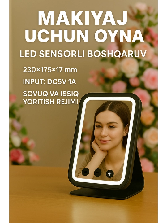 Makiyaj oynasi, yoritgichli, 806A