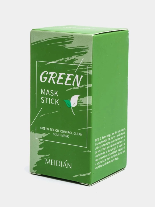 Yuz uchun loydan niqob tayoqcha Green Mask Stick, qora nuqta va husnbuzar aknega qarshi - 