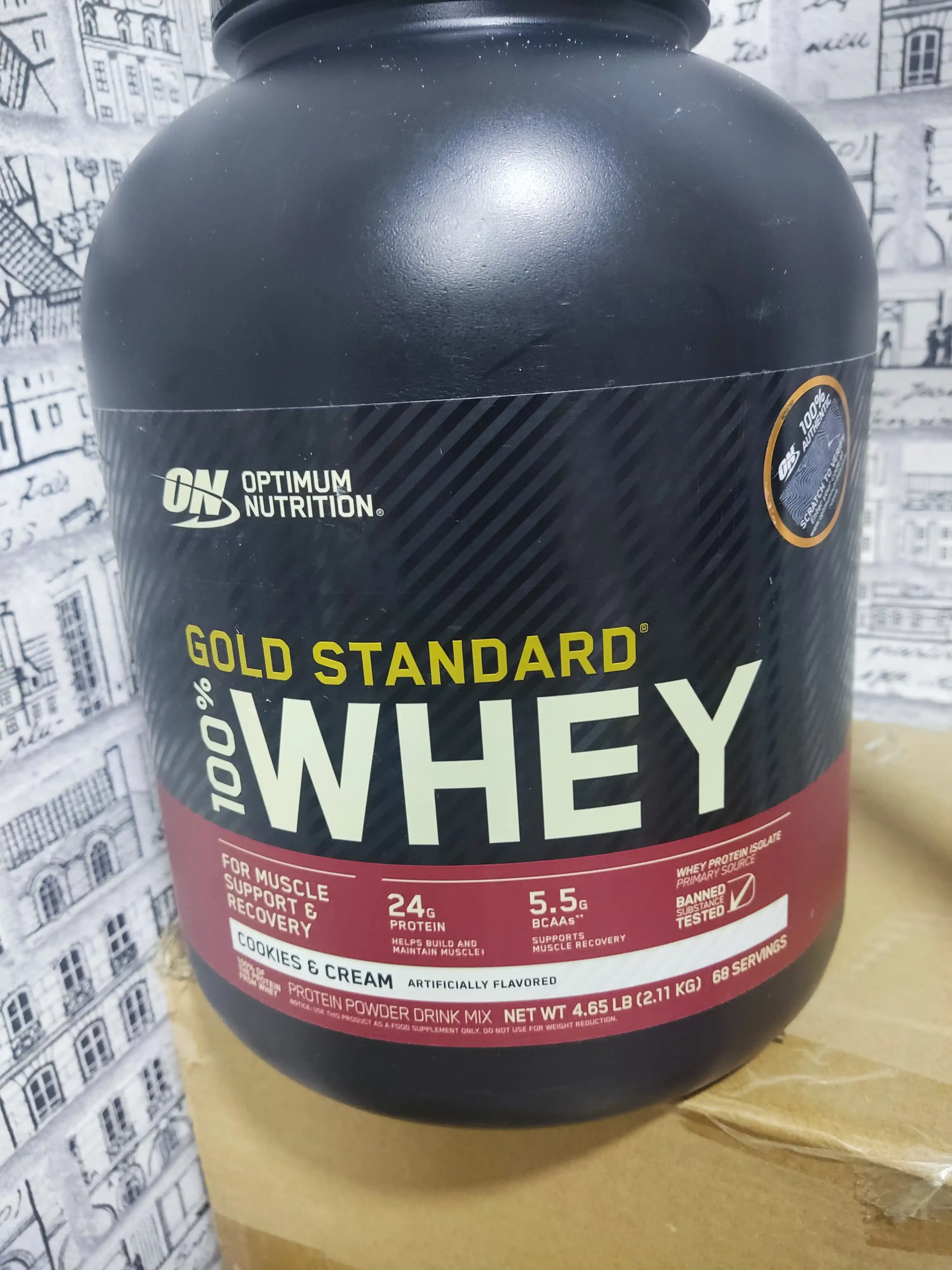 ON WHEY GOLD STANDARD, Protein muskul o'stirish uchun