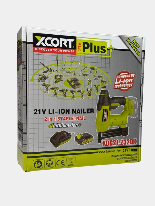 Akkumulyatorli elektr stepler va XCORT - Li-ion mix qoqadigan pistolet