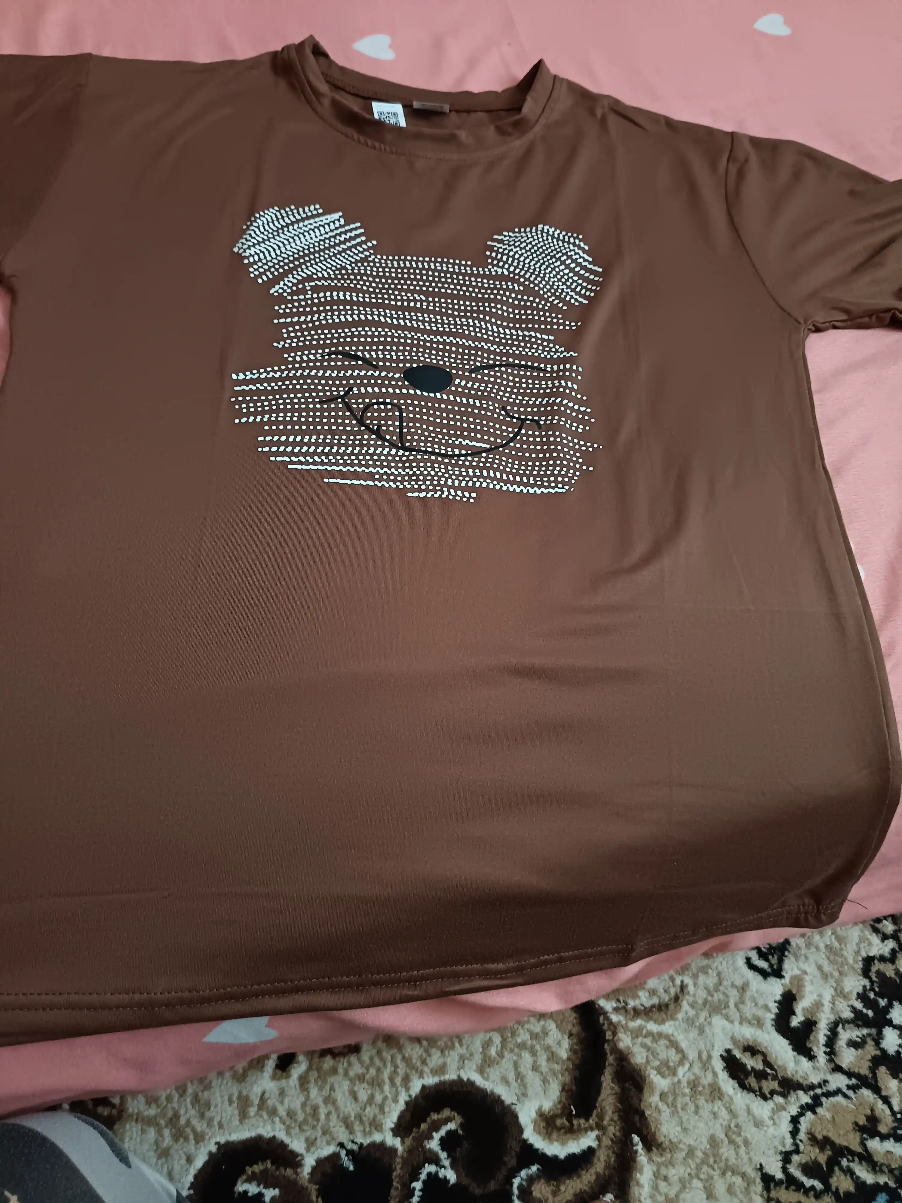 Футболка оверсайз для женщин и девочек Flower Stripe Tee