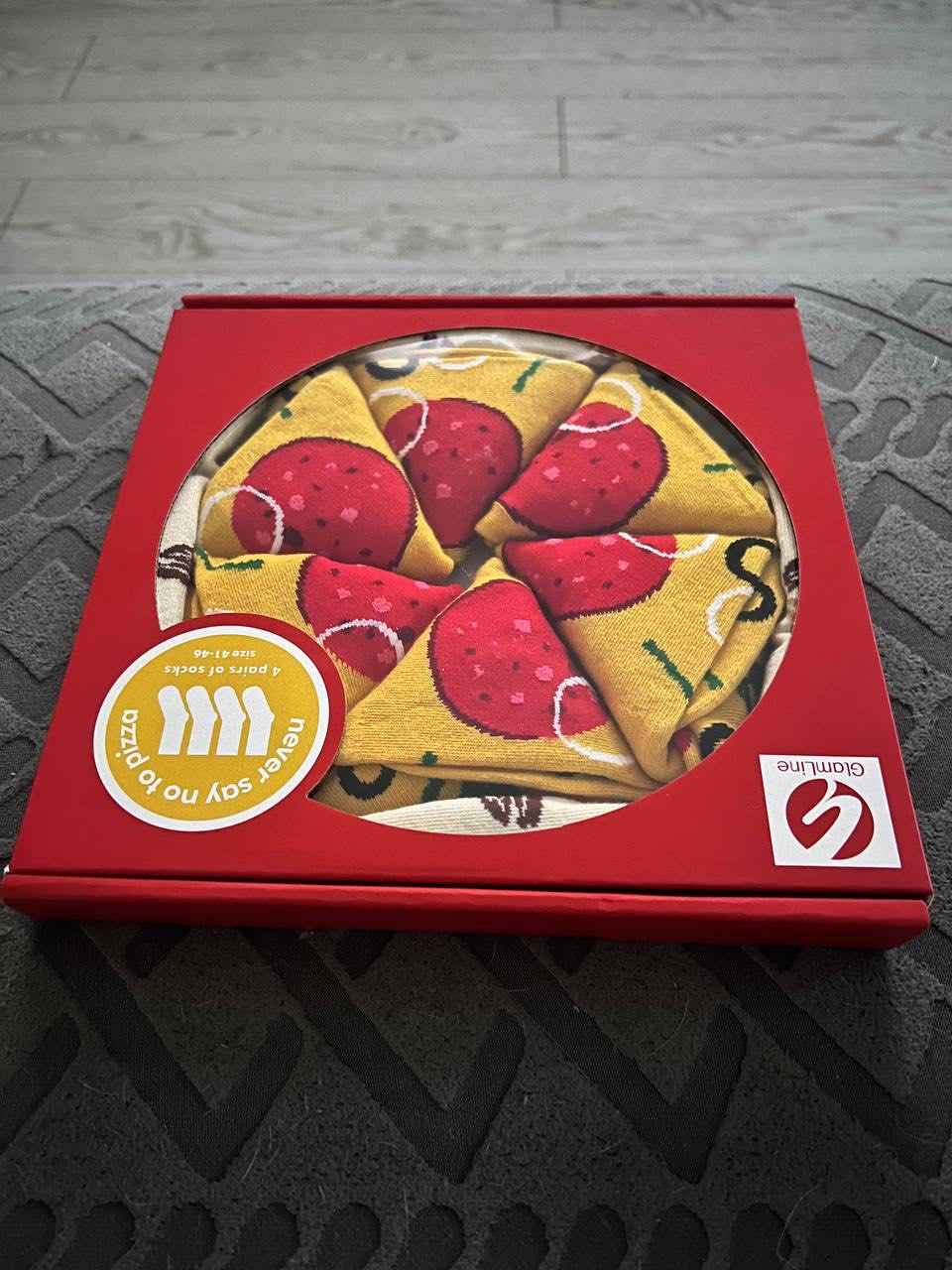 Sovg‘aga bosma naqshli ajoyib yorqin uzun paypoqlar - 3 va 5 juftlik, sushi, pitsa, burger