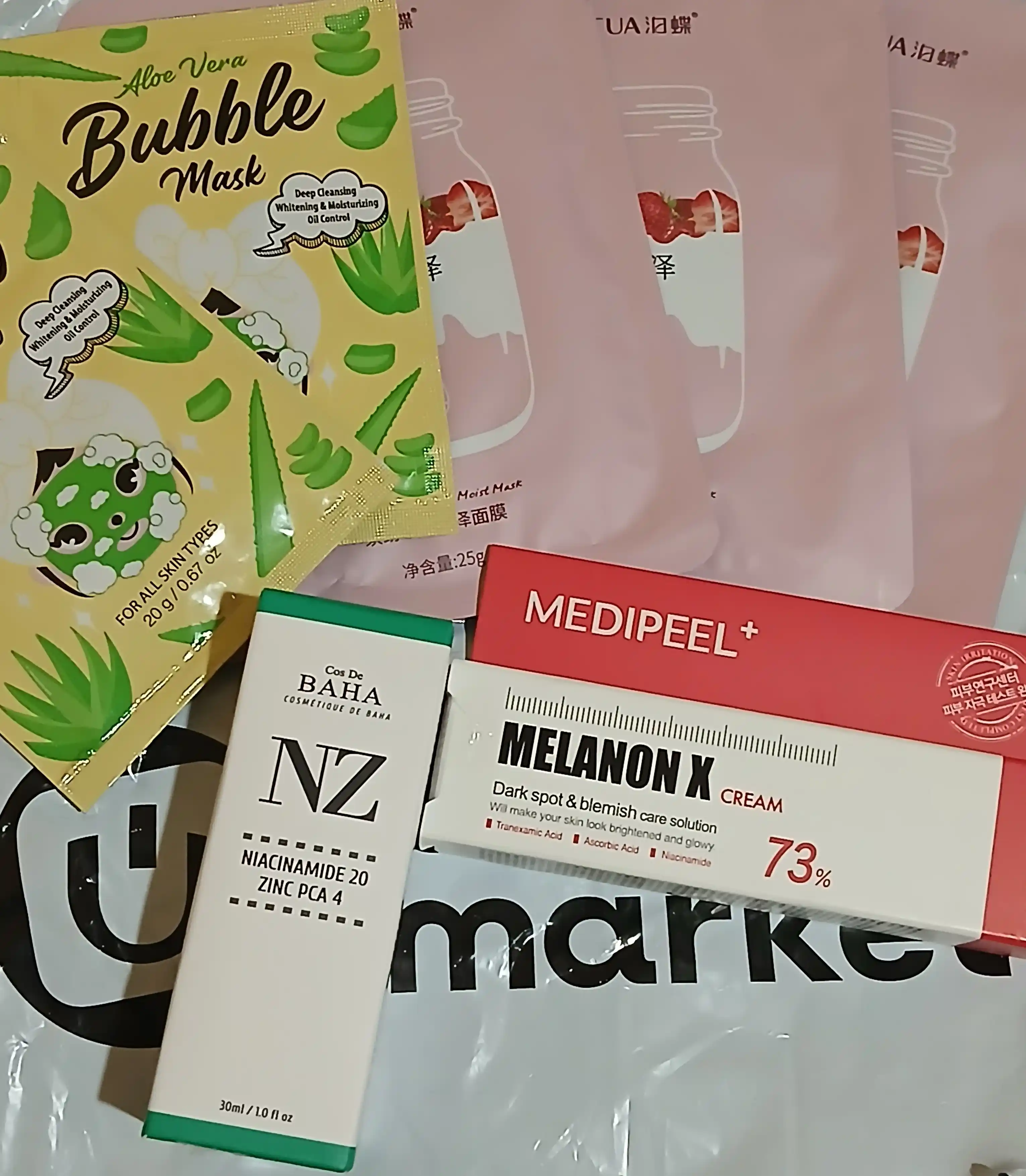 Маска для лица из ткани,со смородиной,клубникой,авокадо,комплект, набор 1 * 2 * 3 * 5 * 10