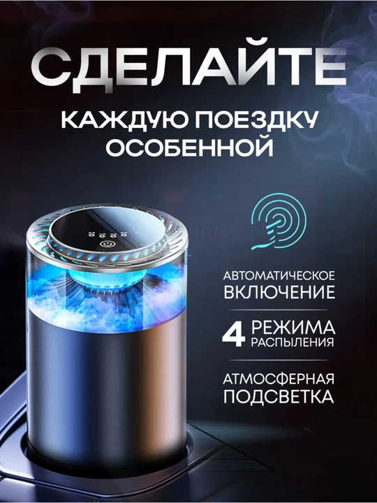 Освежитель воздуха в машину. Ароматизатор с проекцией