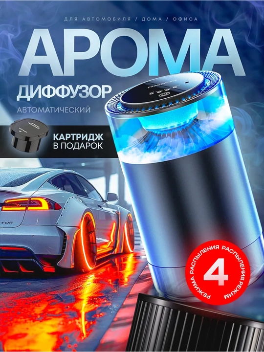 Mashinaga havo tozalagich, aromatizator proyektorlik - 