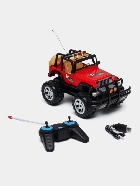 Радиоуправляемый автомобиль Off-Road Extreme Jeep 1:16, со светом и звуком - 