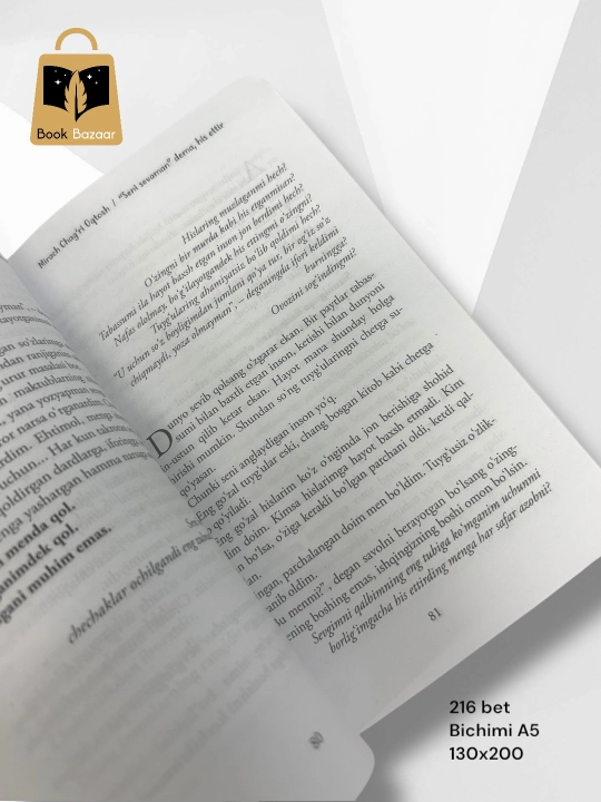 “Seni sevaman dema, His ettir” Mirach Chag‘ri Oqtosh — So‘zlardan kuchliroq tuyg‘ular bor