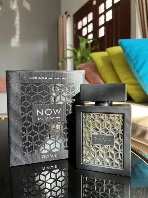 Erkaklar va ayollar uchun parfyum suvi Now Rave Lattafa, 100 ml