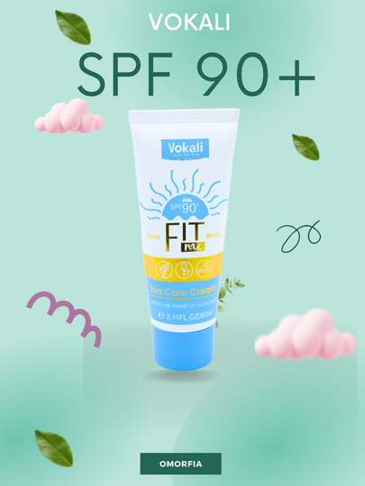 SPF krem yuz va tana uchun quyoshdan himoyalovchi SPF 65 / 75 / 90