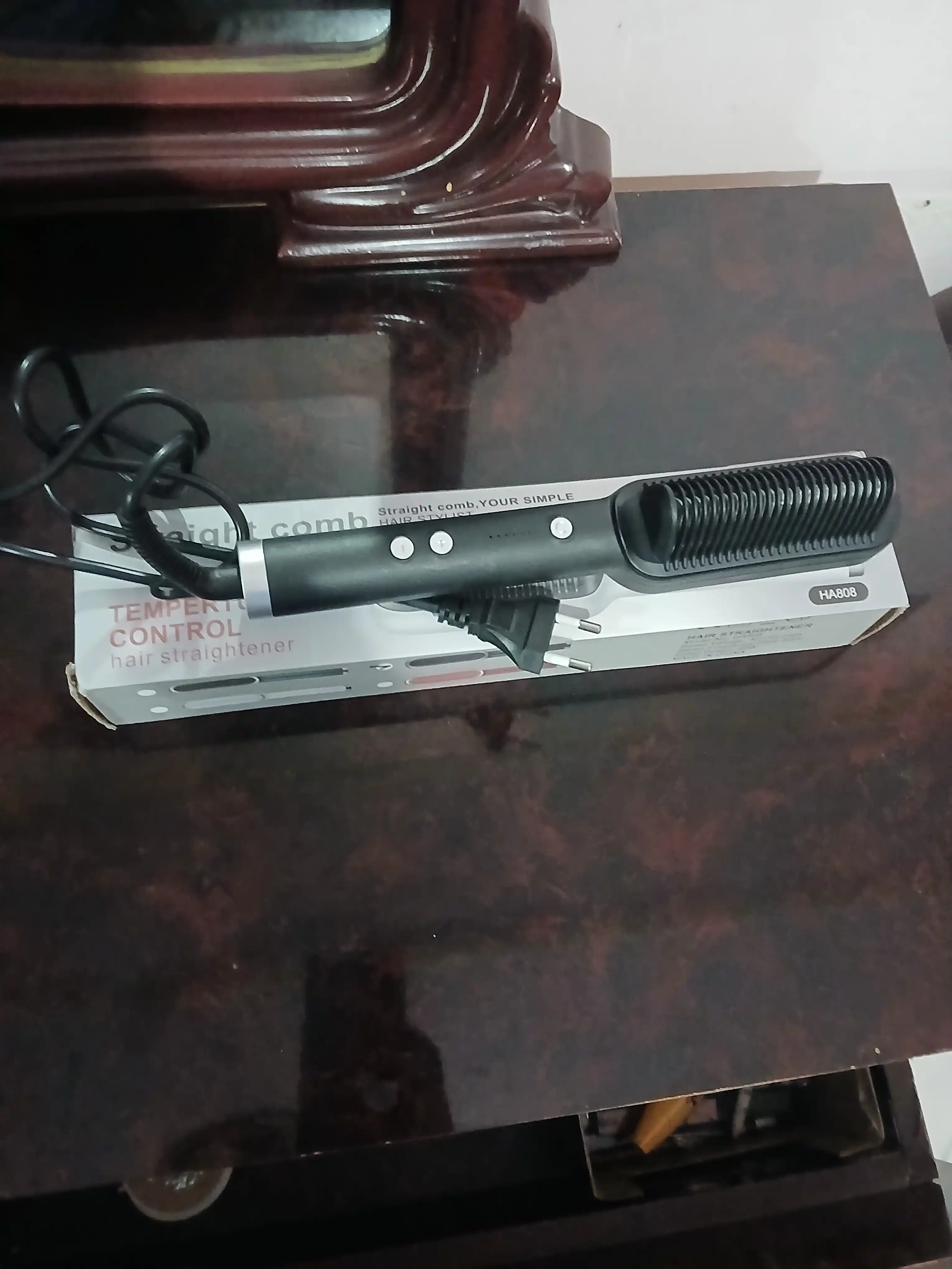 Soch tekislagich taroq elektr professional keramik ionizatsiyali ütü mini to'g'irlagich