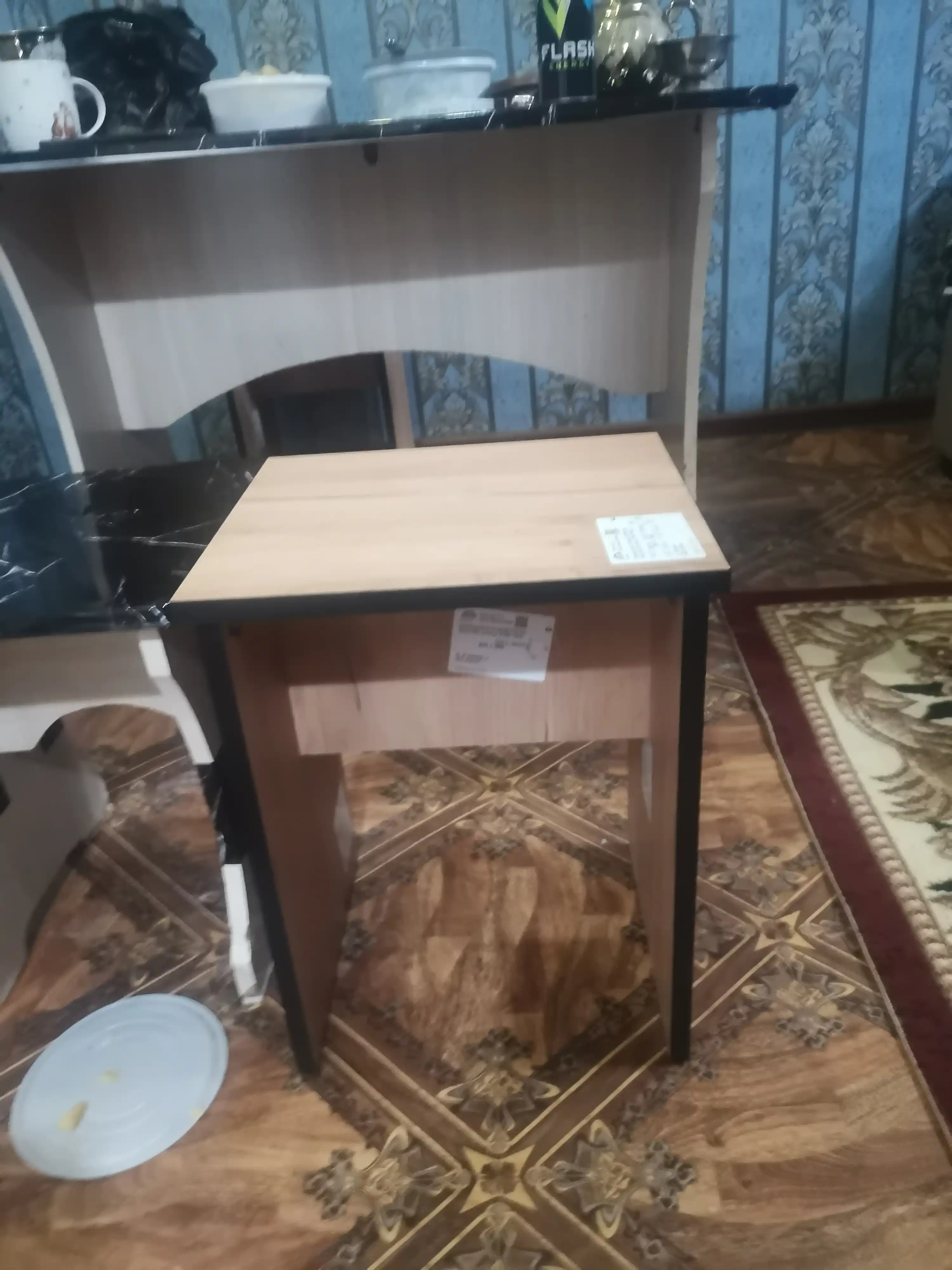 Табурет деревянный стул для кухни, гостиной, комплект 2 шт