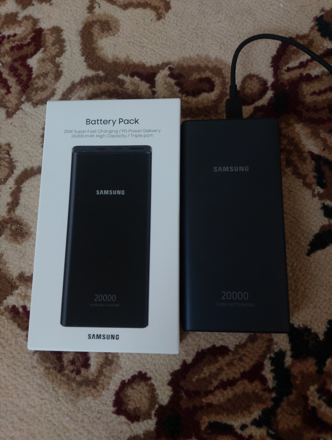 Samsung EB-P5300 Power Bank 20 000 мА·ч, 25 Вт PD, 3 порта