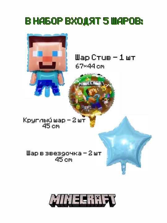 Stranger Things, Wednesday, Minecraft va Roblox sharlari to'plami