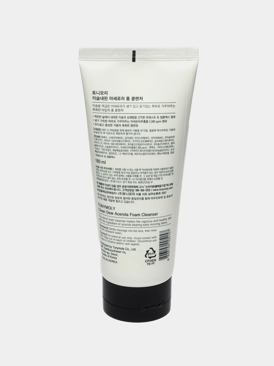 Очищающая пенка для умывания Tony Moly Clean Dew, 180 мл