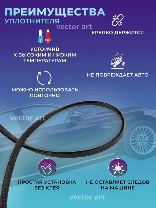 Avtomobil eshigi chetini himoyalash, zichlagich, qolip