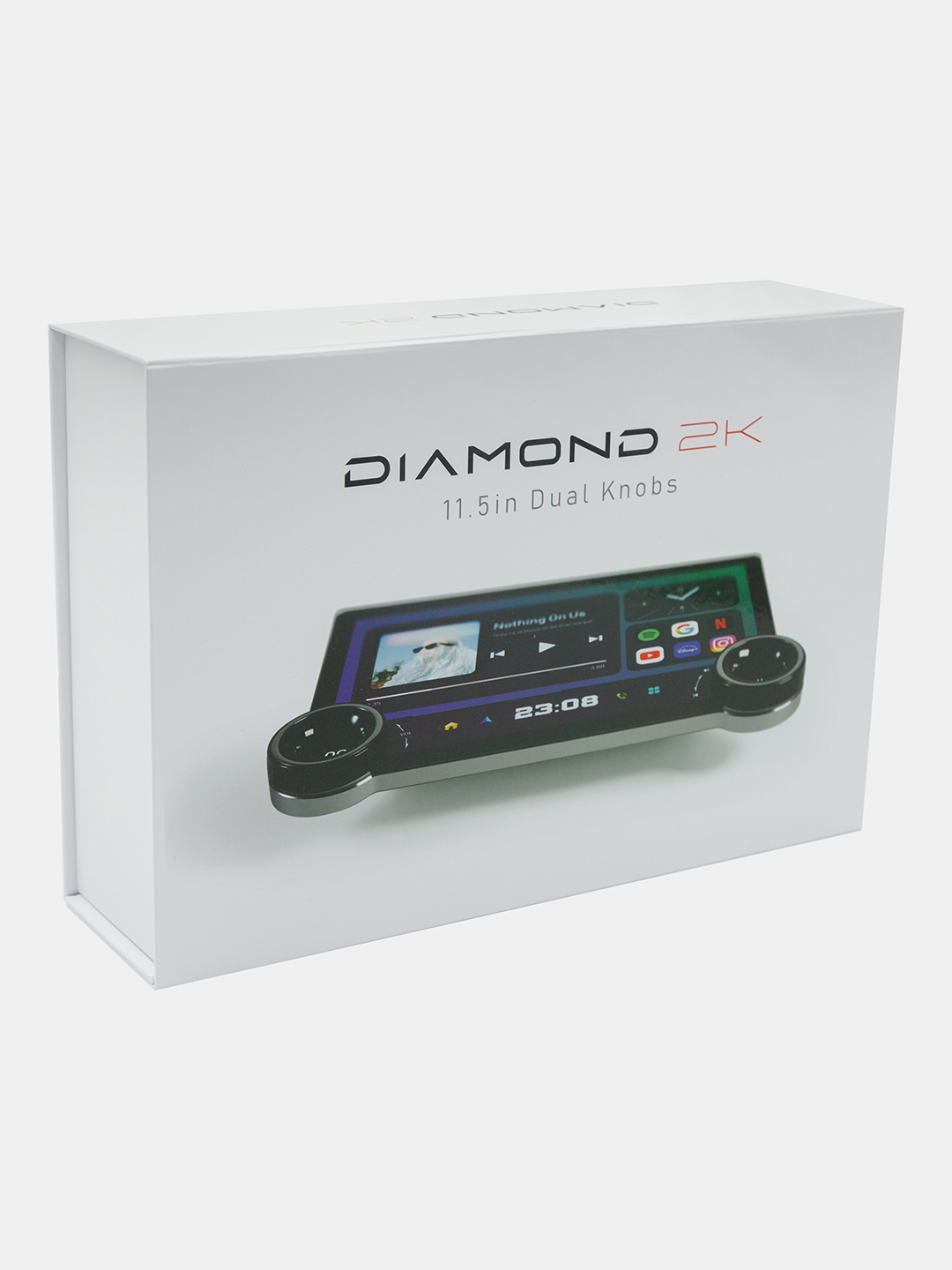 Авто монитор DIAMOND 2К, 4/64 ГБ, 11.5" дюймов, Android, с рамкой, магнитола для машины