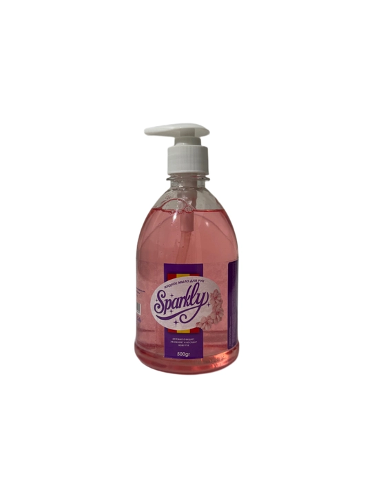 Sparkly suyuq gelli qo'l sovuni, pushti, antibakterial, 500 ml