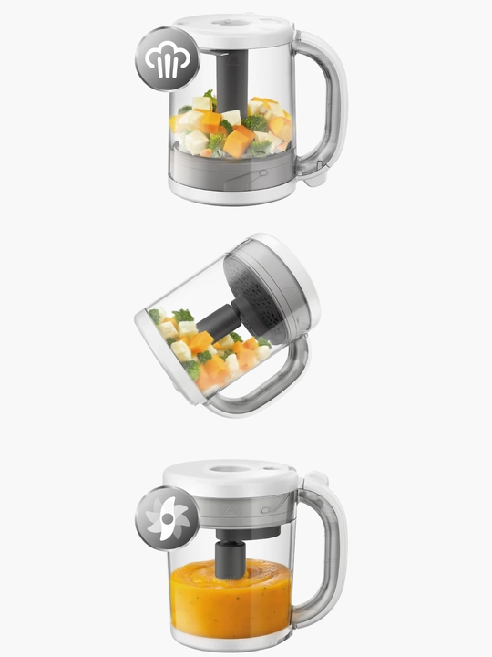 Пароварка-блендер Philips Avent SCF883/02, 4 в 1, 1000 мл, белый, без BPA