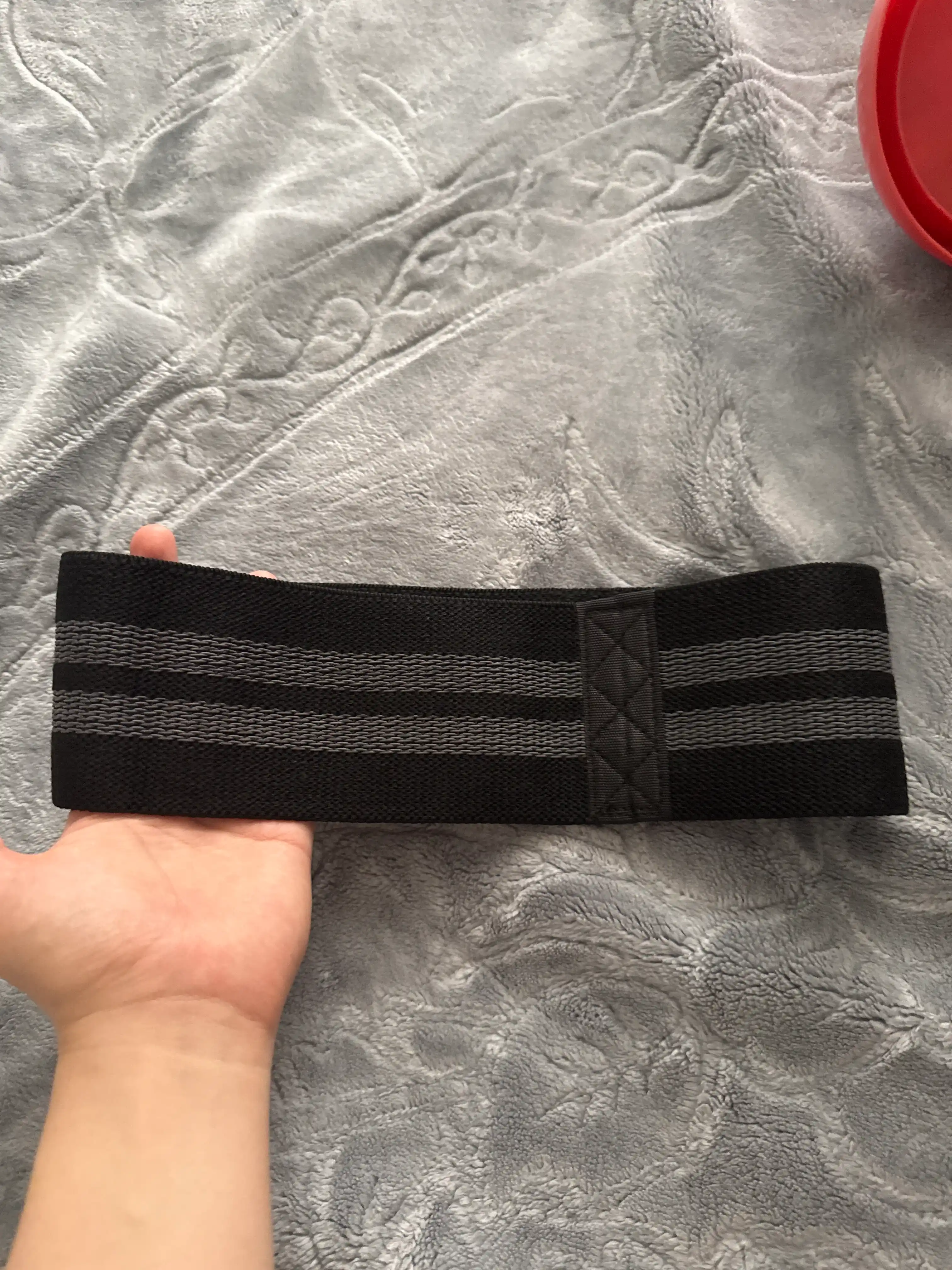 Oyoqlar uchun mato fitnes elastik tasma, kuchli yuk
