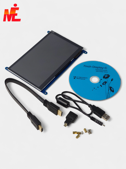 Raspberry Pi 3 B+ учун 7 dyuymli sensorli HDMI displey (1024×600)