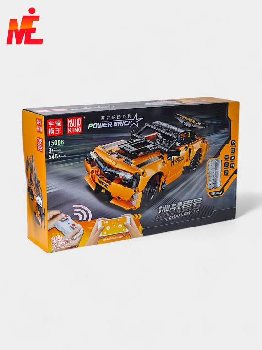Mould King 15006 Dodge Challenger — радиоуправляемый конструктор (оранжевый)