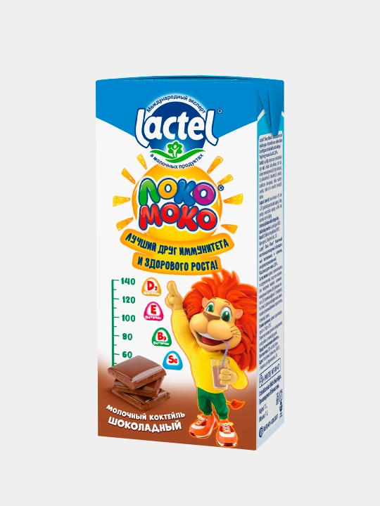 Sutli kokteyli Lactel  "Loko Moko" shokoladi, 1 litr - 