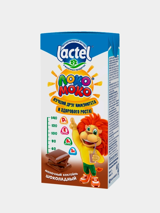 Sutli kokteyli Lactel  "Loko Moko" shokoladi, 1 litr