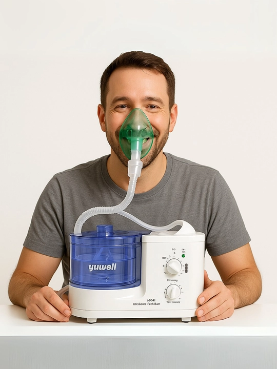 Yuwell 402A ultratovushli ingalyator/nebulayzer – nafas yo‘llari uchun tibbiy qurilma - 