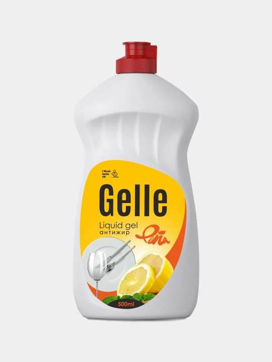 GELLE idish yuvish geli, Limon hidi bilan, 500 ml - 