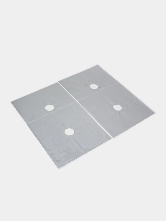 Gilamcha gaz plitasini himoya uchun, teflon, 4 dona to'plam, qalinlashgan model 0.2 mm
