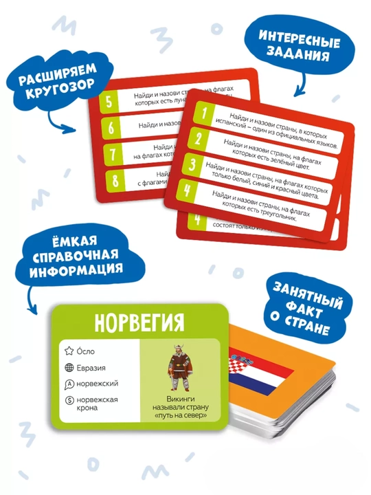 Монополия, Гарри Поттер, Кто я, Дженга, Торт в лицо, Пингвин на льдине, Мега флагомания