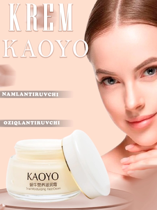 Oziqlantiruvchi va namlantiruvchii yuz kremi, shilliqurti ekstrakti Collagen