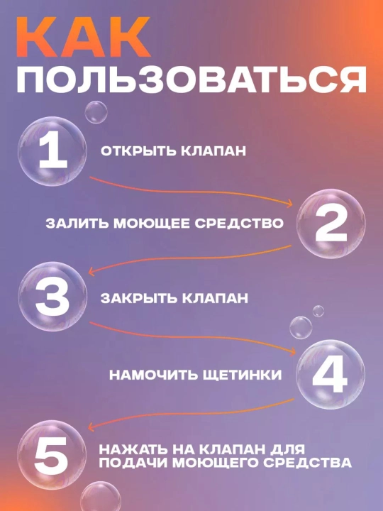 Универсальная щётка с дозатором – для обуви, мебели, посуды и ковров
