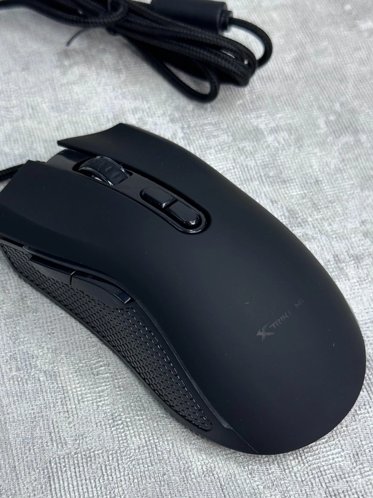 XTRIKE ME GM-314 o‘yin sichqonchasi, 7200 DPI, RGB, 7 tugma, USB, oq rang